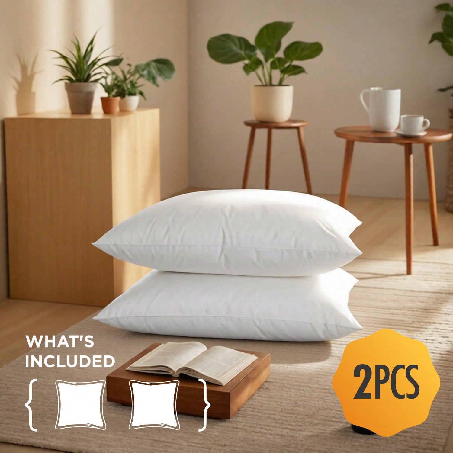 Pillow Insert 18X18 - Conjunto de 2 e 4 unidades