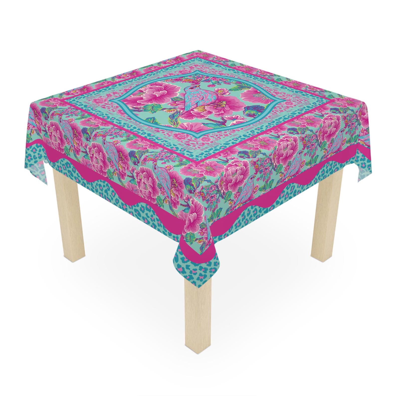 Toalha de Mesa Quadrada Rosa p - Home Textiles Direct avaliação e preço