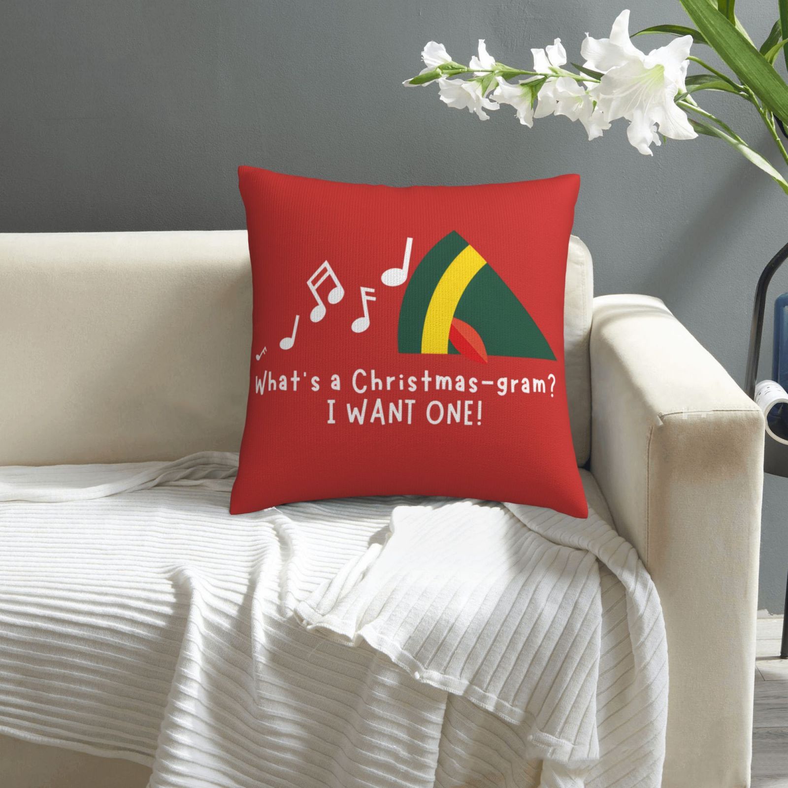 1 capa de almofada de Natal -  - Pillow Insert 18X18 avaliação e preço