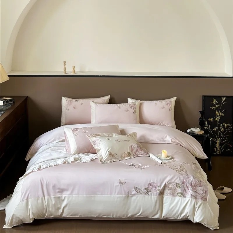 Conjunto de cama de algodão eg - Home Textiles Premium avaliação e preço